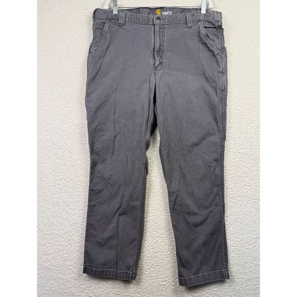 Carhartt‎ Vintage Men's Relaxed Fit Work Gray Pants Size 40 x 30 - Picture 1 of 8